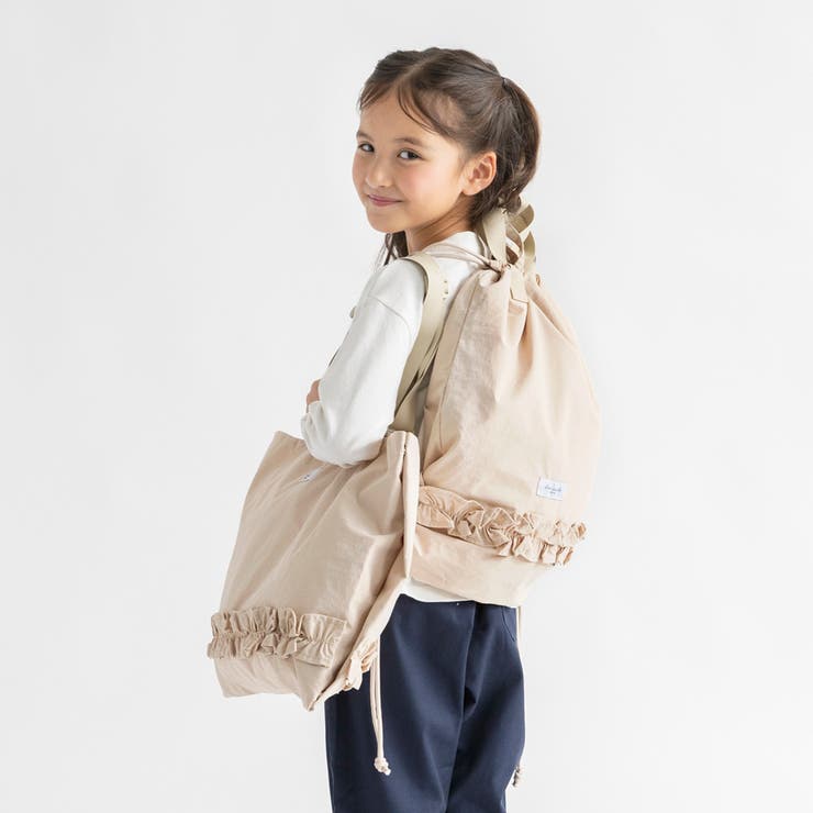 【DRC/WEB限定/通学シリーズ】フリルナップサック | ブランシェス | 詳細画像16 