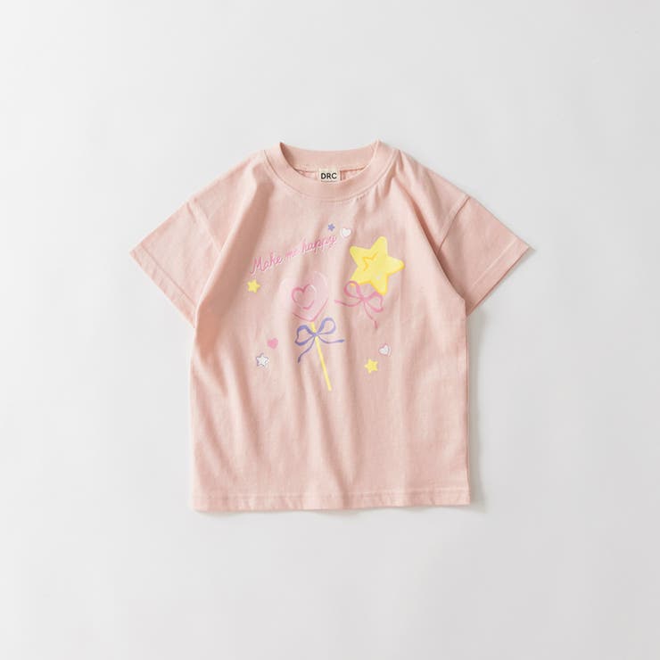 31:ピンク_キャンディ | 【DRC/WEB限定】ガールズアソートグラフィック半袖Tシャツ | ブランシェス