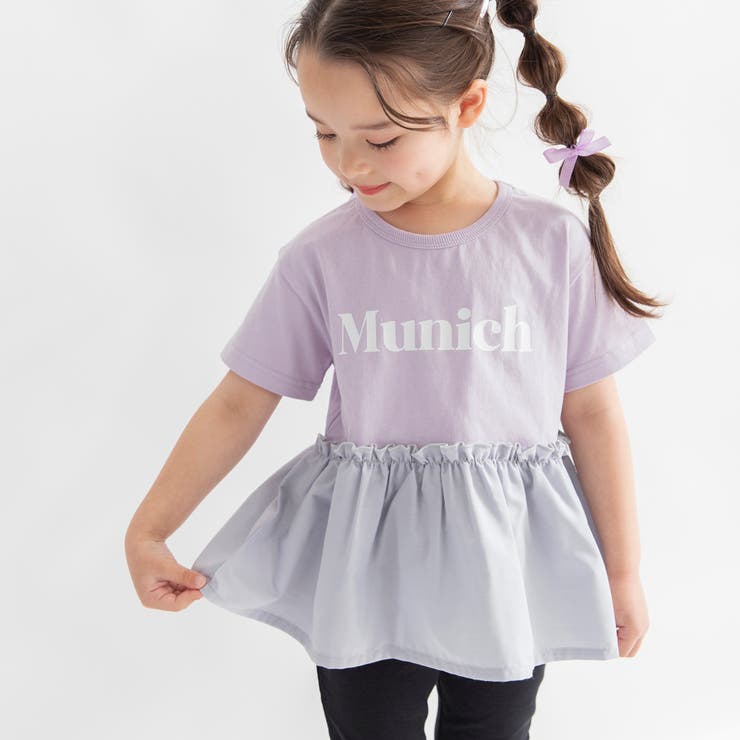 【DRC/WEB限定】異素材切替ロゴ半袖Tシャツ | ブランシェス | 詳細画像13 