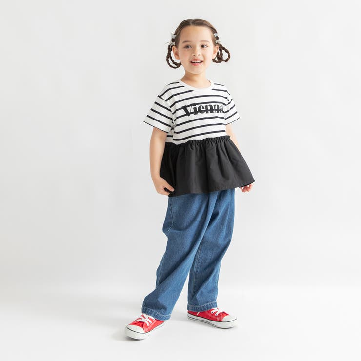 【DRC/WEB限定】異素材切替ロゴ半袖Tシャツ | ブランシェス | 詳細画像22 