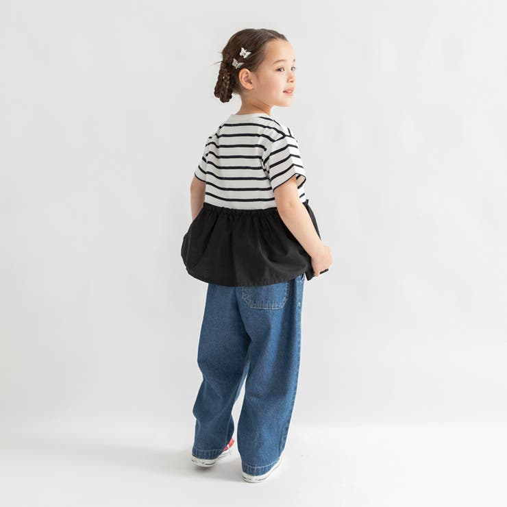 【DRC/WEB限定】異素材切替ロゴ半袖Tシャツ | ブランシェス | 詳細画像24 