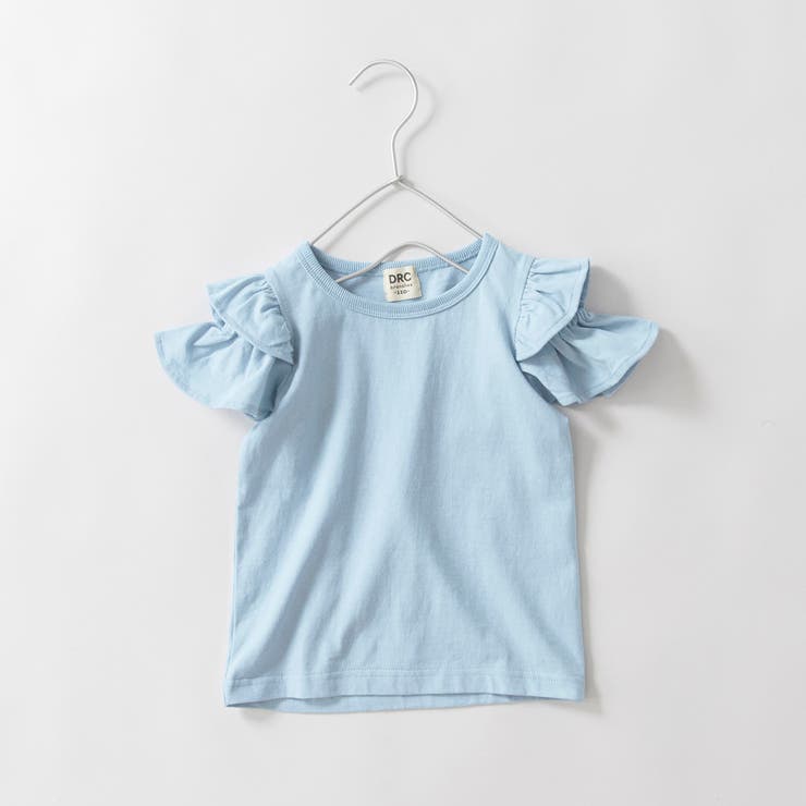 【DRC/WEB限定】肩あきフリル半袖Tシャツ | ブランシェス | 詳細画像2 