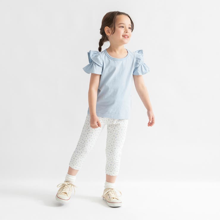 【DRC/WEB限定】肩あきフリル半袖Tシャツ | ブランシェス | 詳細画像4 