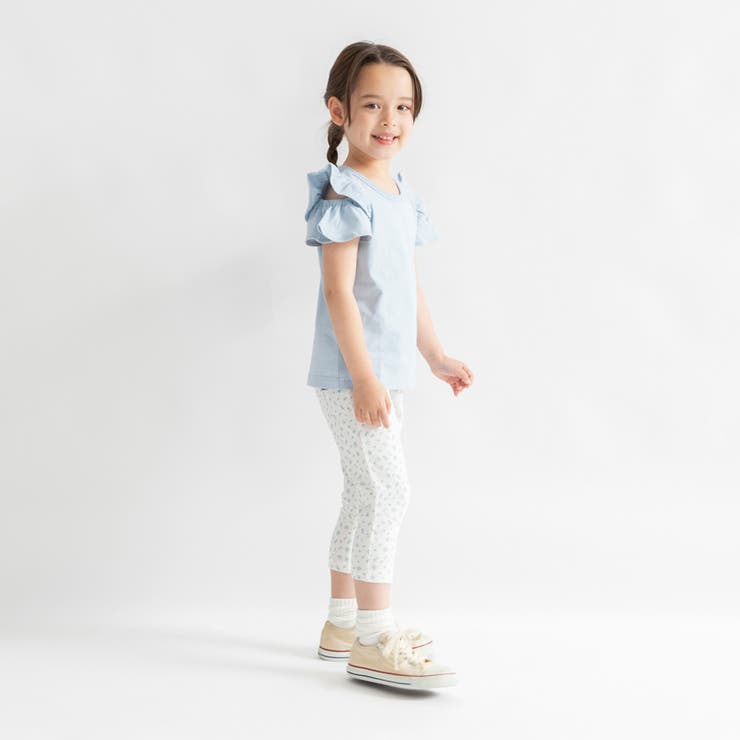 【DRC/WEB限定】肩あきフリル半袖Tシャツ | ブランシェス | 詳細画像6 