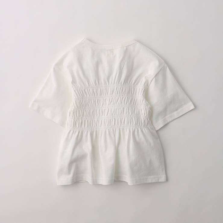 【WEB限定/DRC】シャーリングロゴ半袖Tシャツ | ブランシェス | 詳細画像13 