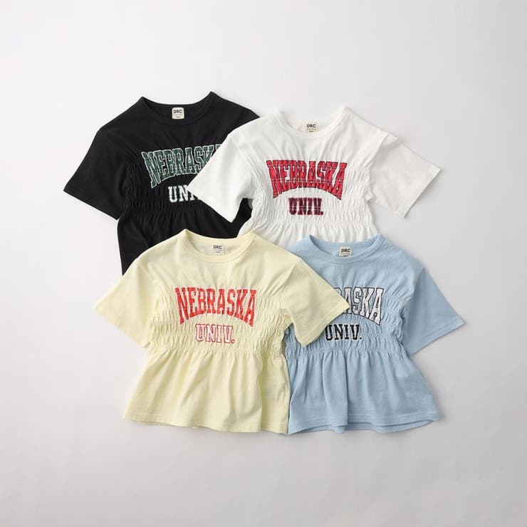 【WEB限定/DRC】シャーリングロゴ半袖Tシャツ | ブランシェス | 詳細画像7 