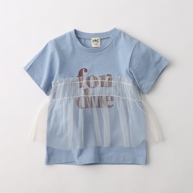 【WEB限定/DRC】チュールドッキング半袖Tシャツ | ブランシェス | 詳細画像15 