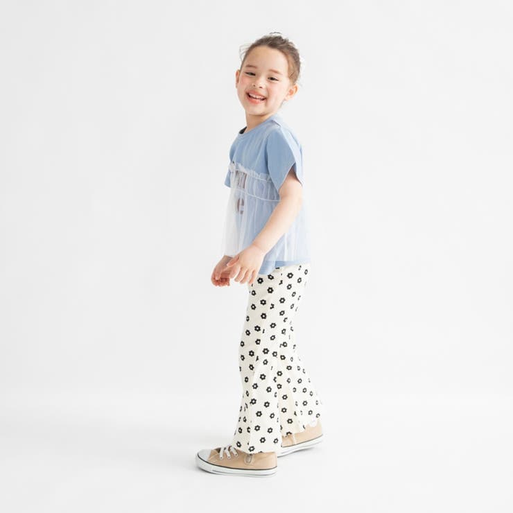 【WEB限定/DRC】チュールドッキング半袖Tシャツ | ブランシェス | 詳細画像19 