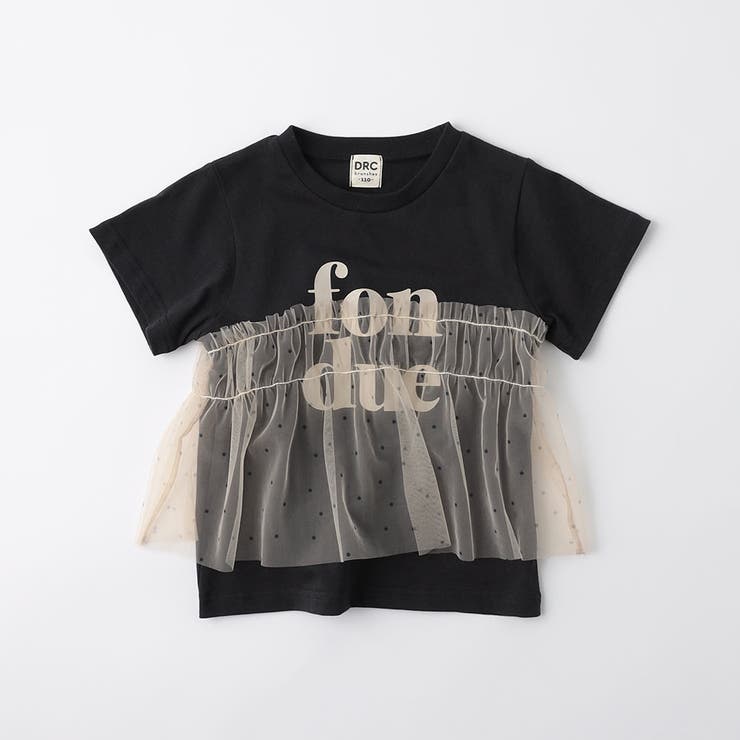【WEB限定/DRC】チュールドッキング半袖Tシャツ | ブランシェス | 詳細画像22 