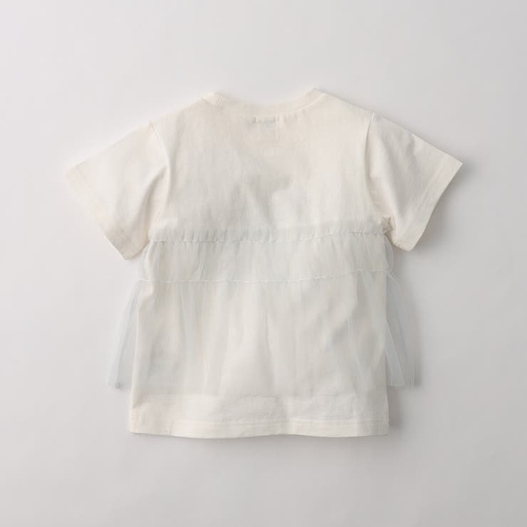 【WEB限定/DRC】チュールドッキング半袖Tシャツ | ブランシェス | 詳細画像8 
