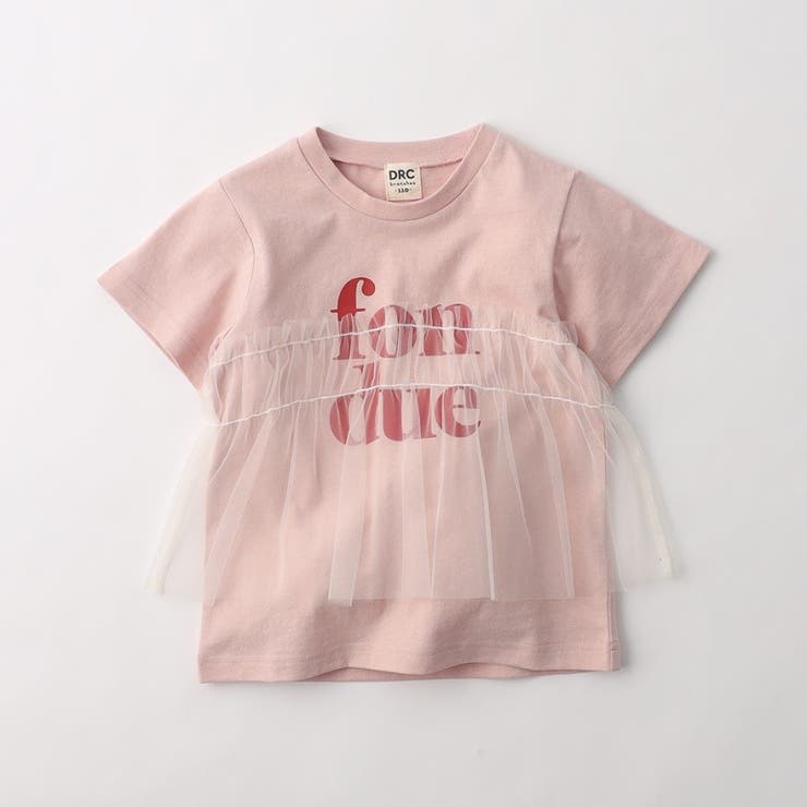【WEB限定/DRC】チュールドッキング半袖Tシャツ | ブランシェス | 詳細画像9 