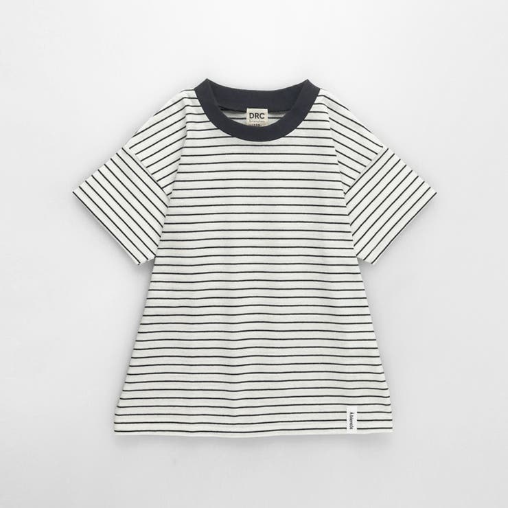 【WEB限定/DRC】無地・ボーダー半袖Tシャツ | ブランシェス | 詳細画像2 