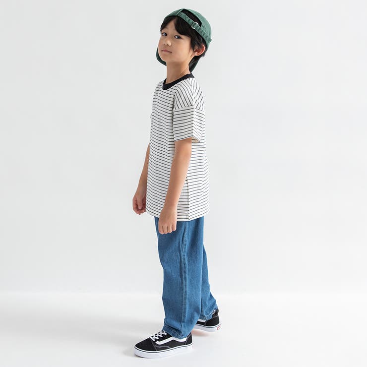 【WEB限定/DRC】無地・ボーダー半袖Tシャツ | ブランシェス | 詳細画像5 