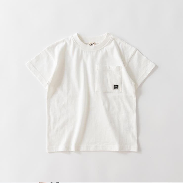 03:オフホワイト | 【WEB限定/DRC】ポケット半袖Tシャツ | ブランシェス