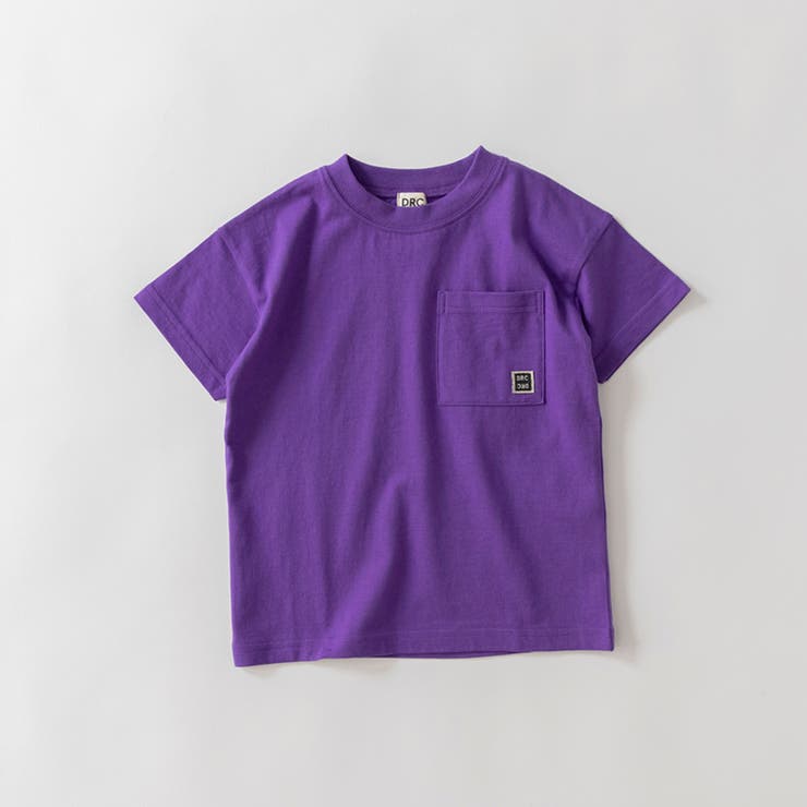 45:パープル | 【WEB限定/DRC】ポケット半袖Tシャツ | ブランシェス