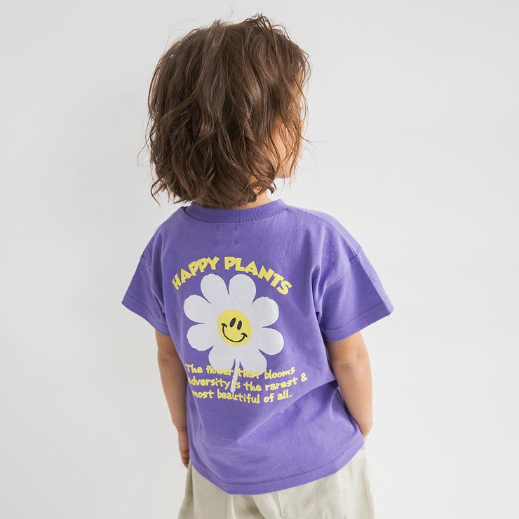 45:パープル_フラワー | 【WEB限定/DRC】アソートグラフィック半袖Tシャツ | ブランシェス