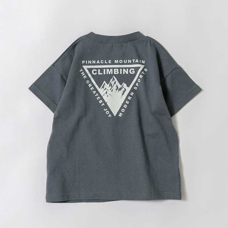 93:チャコールGY_登山 | 【WEB限定/DRC】アソートグラフィック半袖Tシャツ | ブランシェス