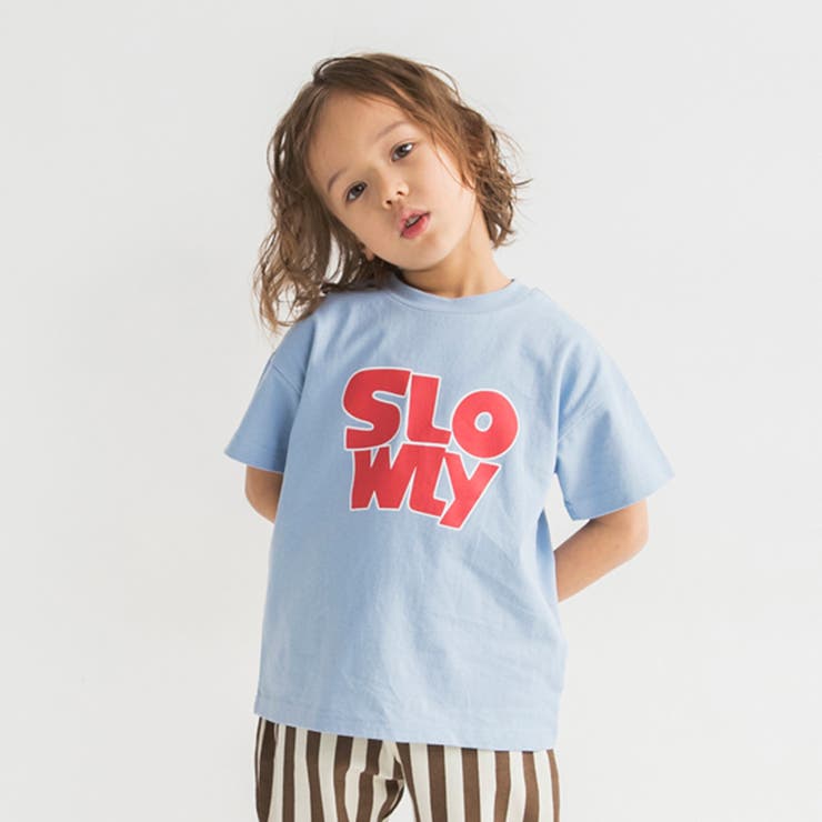 77:ブルーグレー | 【WEB限定/DRC】アソートグラフィック半袖Tシャツ | ブランシェス