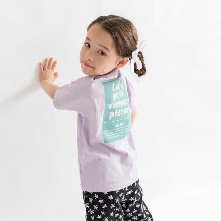 46:ラベンダー | 【DRC/WEB限定】アソートグラフィック半袖Tシャツ | ブランシェス