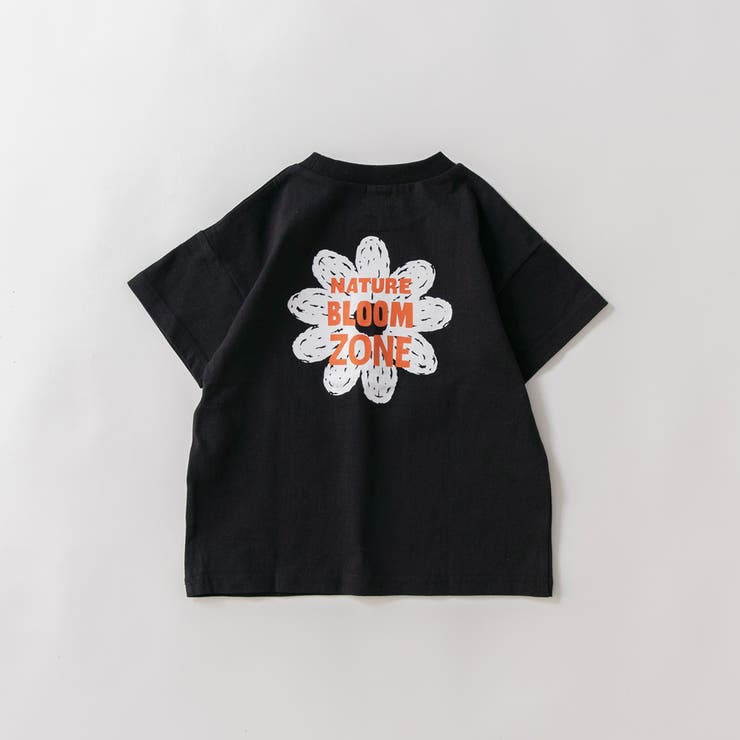 85:黒_フラワー | 【WEB限定/DRC】アソートグラフィック半袖Tシャツ | ブランシェス