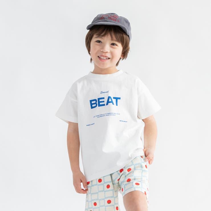 94:白_BEAT | 【WEB限定/DRC】アソートグラフィック半袖Tシャツ | ブランシェス