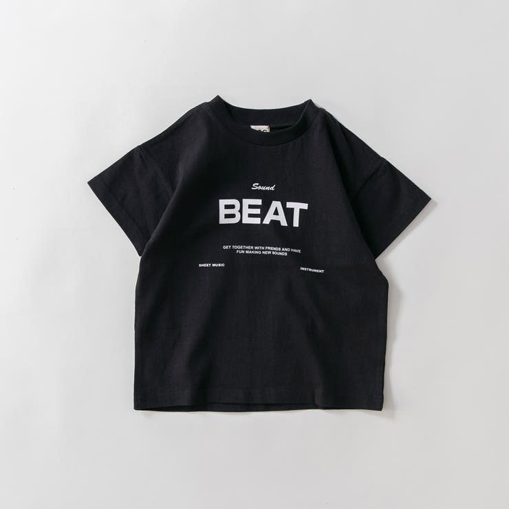 95:黒_BEAT | 【WEB限定/DRC】アソートグラフィック半袖Tシャツ | ブランシェス