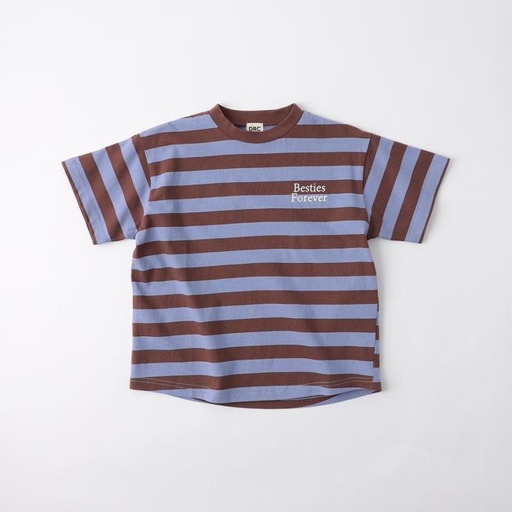 ブルー | 【WEB限定/DRC】ボーダー半袖Tシャツ | ブランシェス