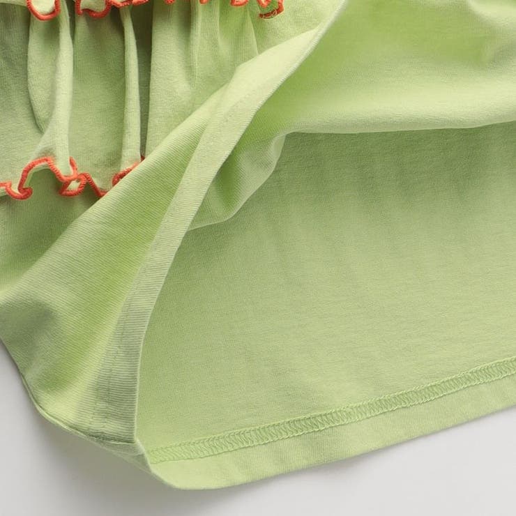 【WEB限定/DRC】配色メロウフリル半袖ワンピース | ブランシェス | 詳細画像12 