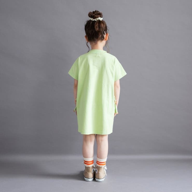 【WEB限定/DRC】配色メロウフリル半袖ワンピース | ブランシェス | 詳細画像7 