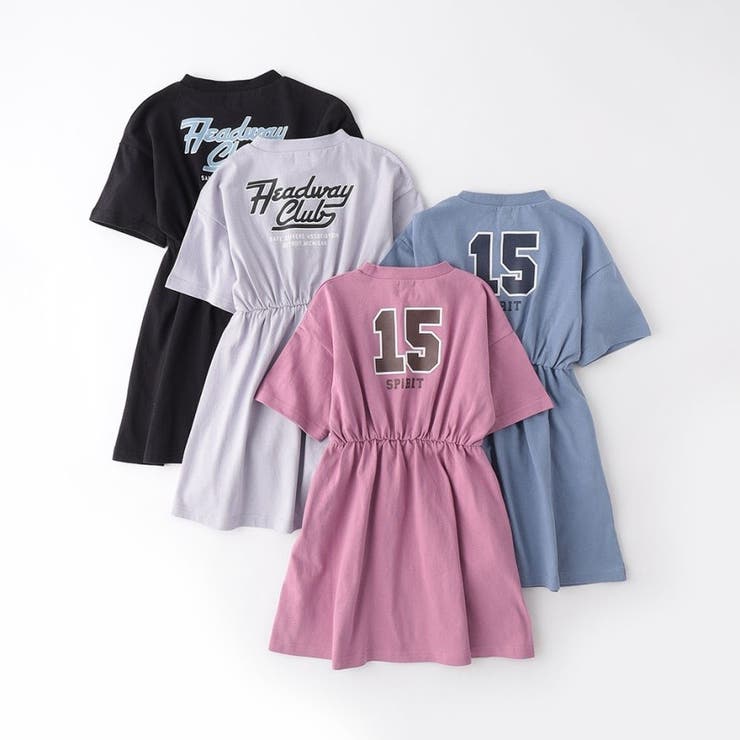 【WEB限定/DRC】BACKロゴ切替半袖ワンピース | ブランシェス | 詳細画像9 