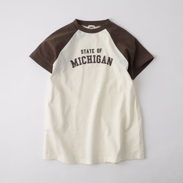 【WEB限定/DRC】ラグラン半袖ワンピース | ブランシェス | 詳細画像1 