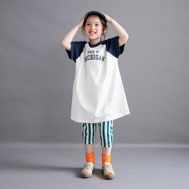 【WEB限定/DRC】ラグラン半袖ワンピース | ブランシェス | 詳細画像4 