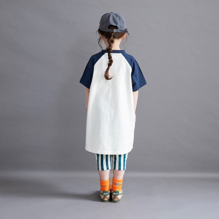 【WEB限定/DRC】ラグラン半袖ワンピース | ブランシェス | 詳細画像6 