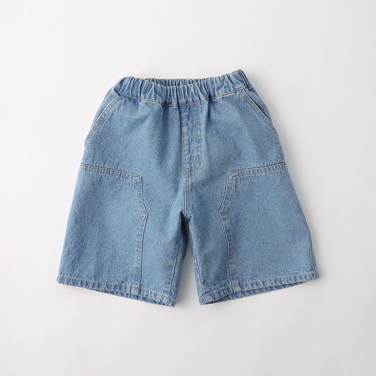 【WEB限定 DRC】ダブルニー デニム | ブランシェス | 詳細画像2 