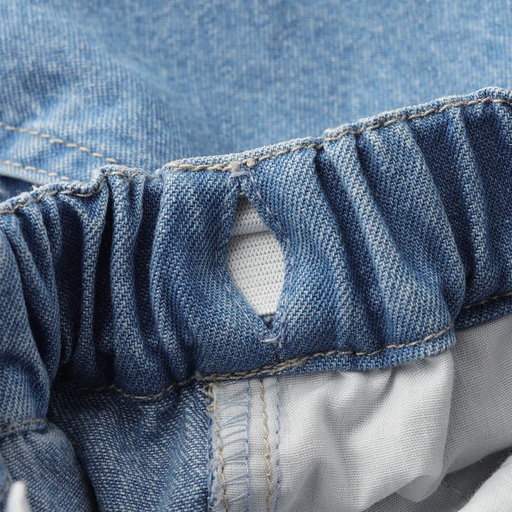 【WEB限定 DRC】ダブルニー デニム | ブランシェス | 詳細画像8 