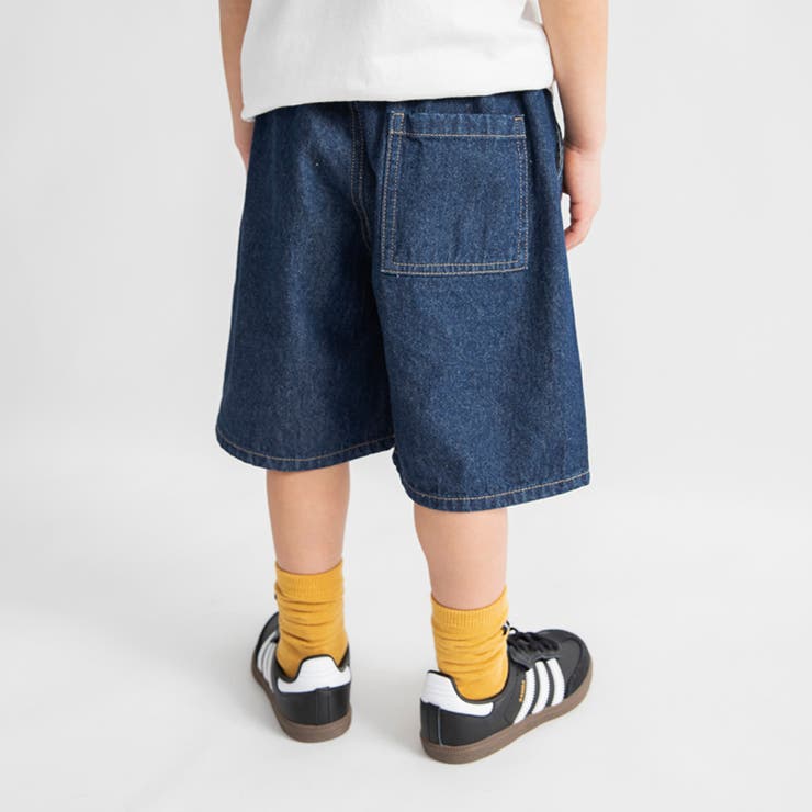 ネイビーブルー | 【WEB限定 DRC】ダブルニー デニム | ブランシェス