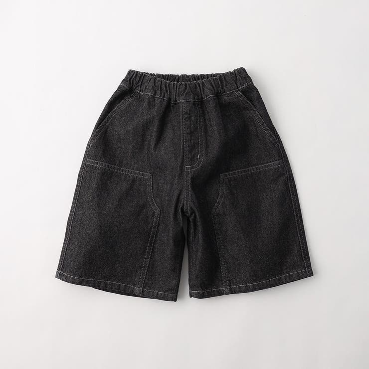 ブラック | 【WEB限定 DRC】ダブルニー デニム | ブランシェス