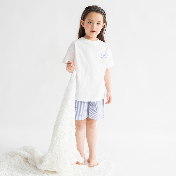 オフホワイト | 【WEB限定/DRC】ガールズアソート半袖パジャマ | ブランシェス