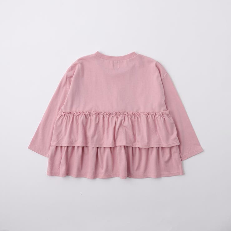 【WEB限定/DRC】2段フリル長袖Tシャツ トップス 通学 通園 150cm | ブランシェス | 詳細画像11 