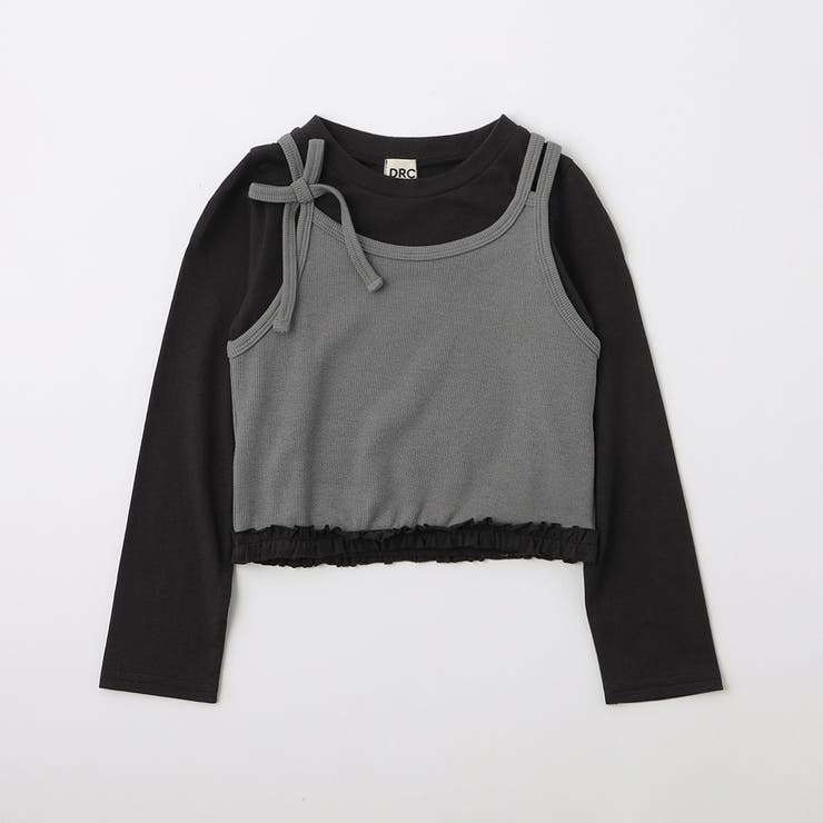 【WEB限定/DRC】ビスチェドッキング長袖Tシャツ | ブランシェス | 詳細画像8 