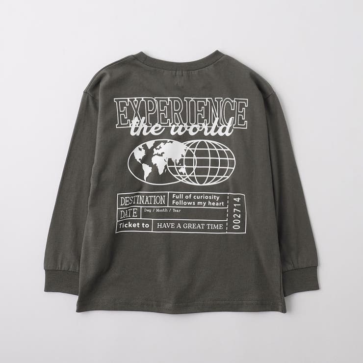 78:チャコールグレー | 【WEB限定 DRC】アソートグラフィック長袖Tシャツ 通園 | ブランシェス