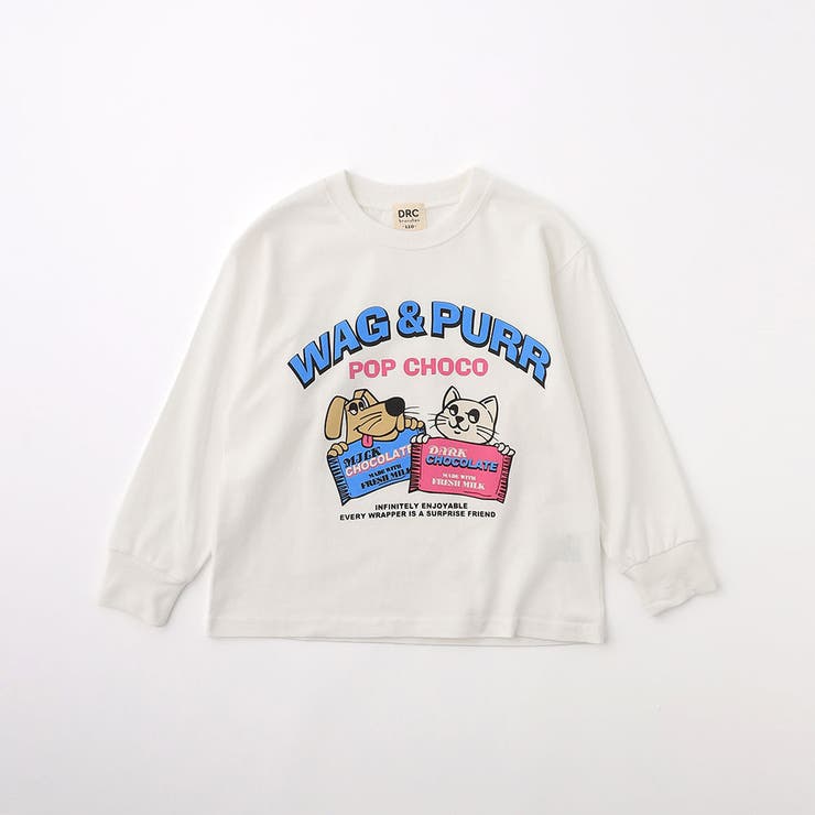 94:ホワイト3 | 【WEB限定 DRC】アソートグラフィック長袖Tシャツ 通園 | ブランシェス
