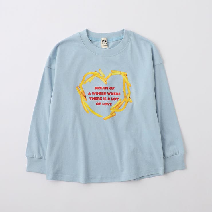 【WEB限定 DRC】アソートグラフィックゆったり長袖Tシャツ 男女兼用 | ブランシェス | 詳細画像45 