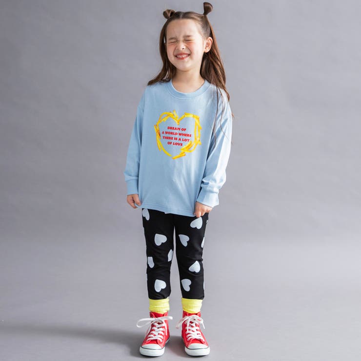 【WEB限定 DRC】アソートグラフィックゆったり長袖Tシャツ 男女兼用 | ブランシェス | 詳細画像46 