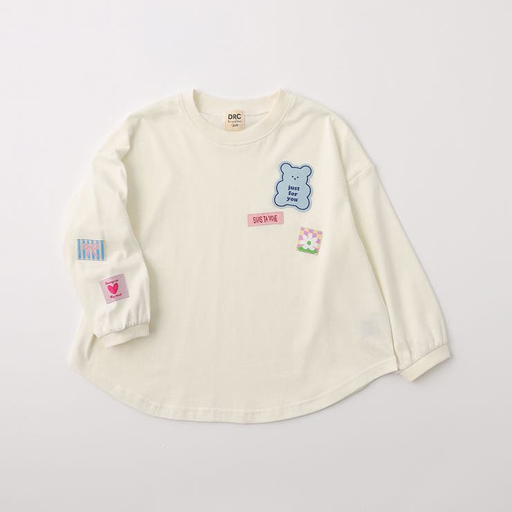 【WEB限定/DRC】ワッペン長袖Tシャツ150cm ジュニア 通園 通学 | ブランシェス | 詳細画像2 