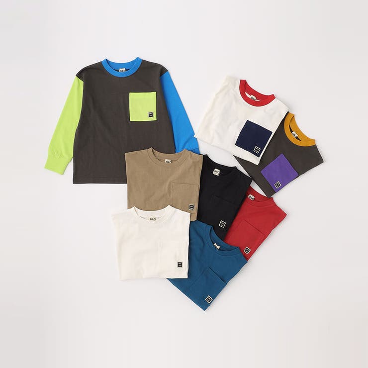 【WEB限定 DRC】ポケット長袖Tシャツ 160cm | ブランシェス | 詳細画像6 