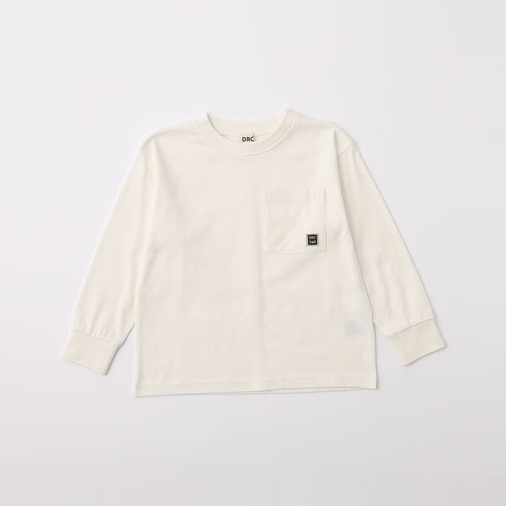 オフホワイト | 【WEB限定 DRC】ポケット長袖Tシャツ 160cm | ブランシェス