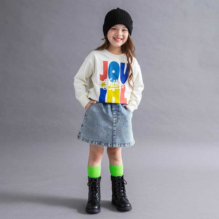 【WEB限定 DRC】ストレッチデニムスカパン 150cm | ブランシェス | 詳細画像3 