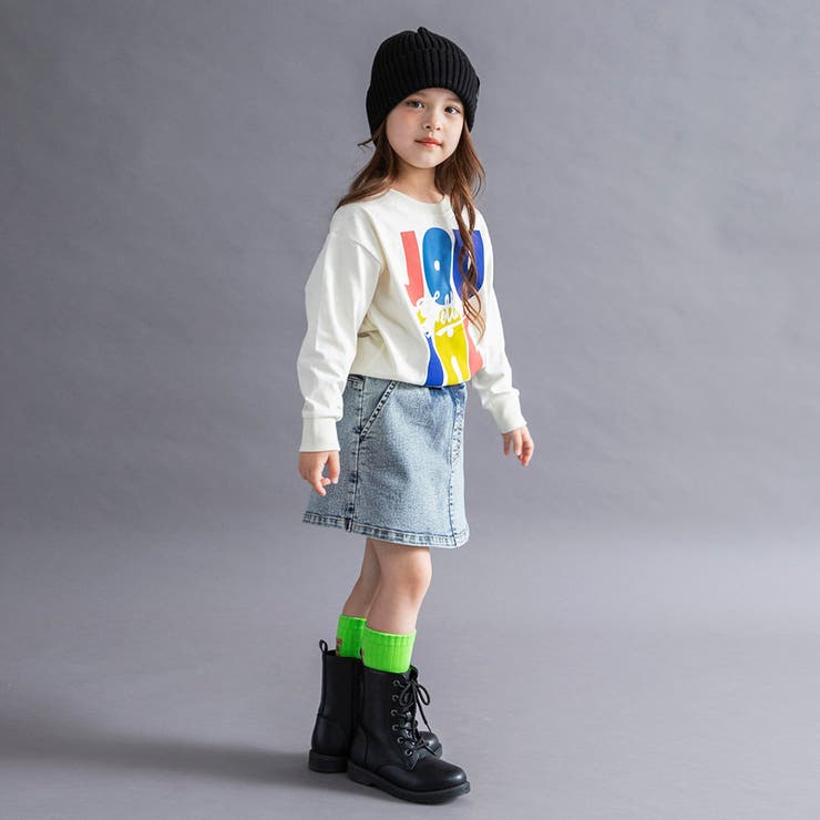 【WEB限定 DRC】ストレッチデニムスカパン 150cm | ブランシェス | 詳細画像4 