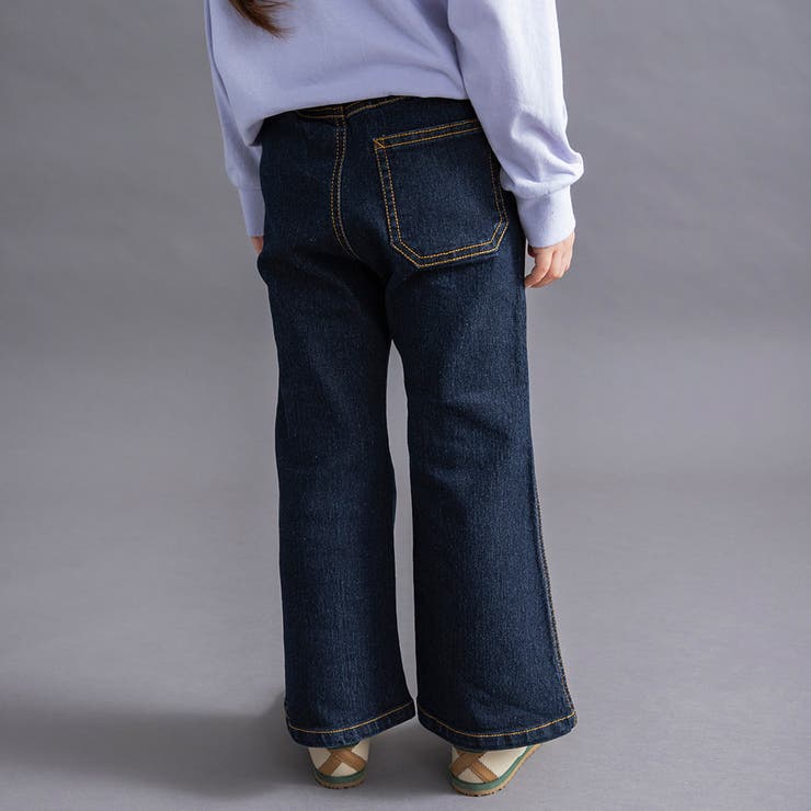 【WEB限定 DRC】ストレッチデニムフレアロングパンツ150cm ジュニア | ブランシェス | 詳細画像20 